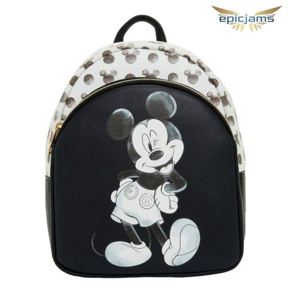 Loungefly Disney Mickey Mouse Wink Mini Backpack - Picture 1 of 4